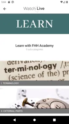 Watch Live - FHH Academy android App screenshot 6